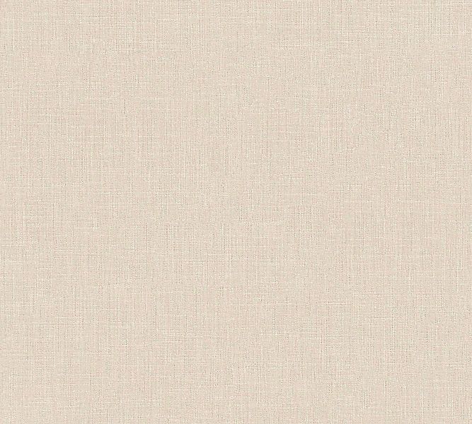Bricoflor Beige Vliestapete mit Leinenstruktur Einfarbige Tapete in Textilo günstig online kaufen