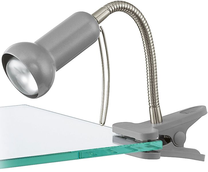 EGLO Klemmleuchte FABIO Klemmspot, silber, exkl. günstig online kaufen
