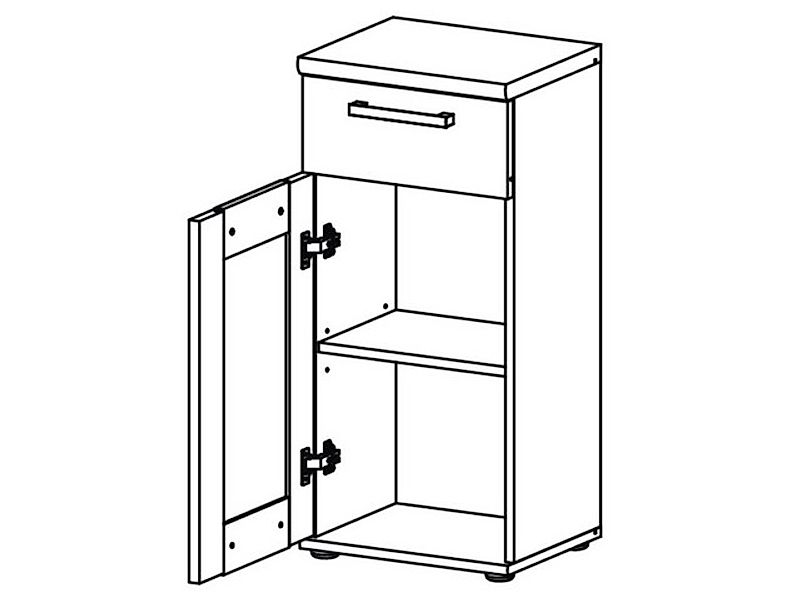 BEGA BBK Unterschrank 39 x 82 x 33 cm (B/H/T) günstig online kaufen