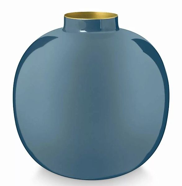 PIP STUDIO Vasen Vase Metal Light Blue 23 cm (blau) günstig online kaufen