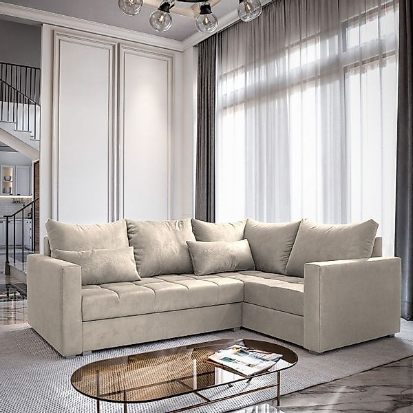 Masseno Ecksofa LIRENO mit Schlaffunktion L-Form, günstig online kaufen