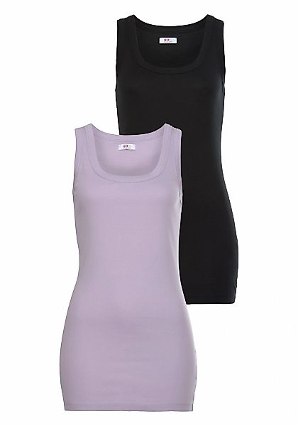 Flashlights Tanktop Packung, 2er-Pack, 2 Stk. sehr figurbetonte Passform, a günstig online kaufen