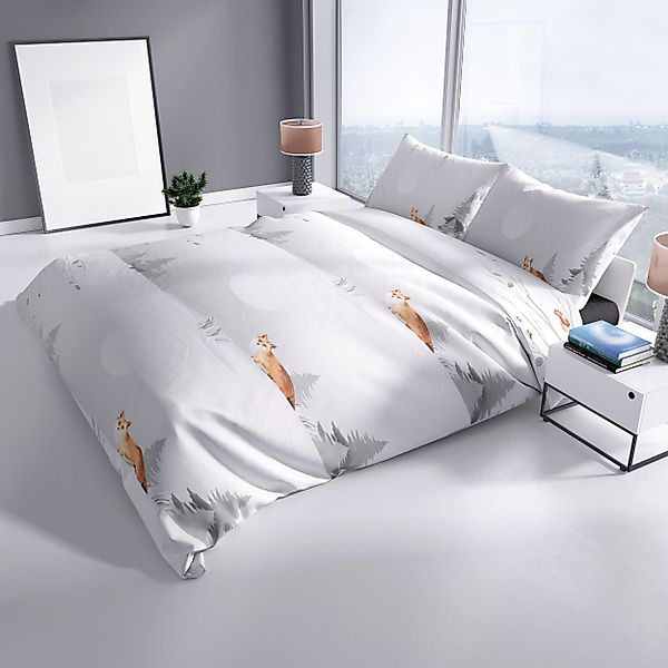 Leonado Vicenti Bettwäsche 135x200 cm warm und kuschelig, Fleece, 4 teilig, günstig online kaufen