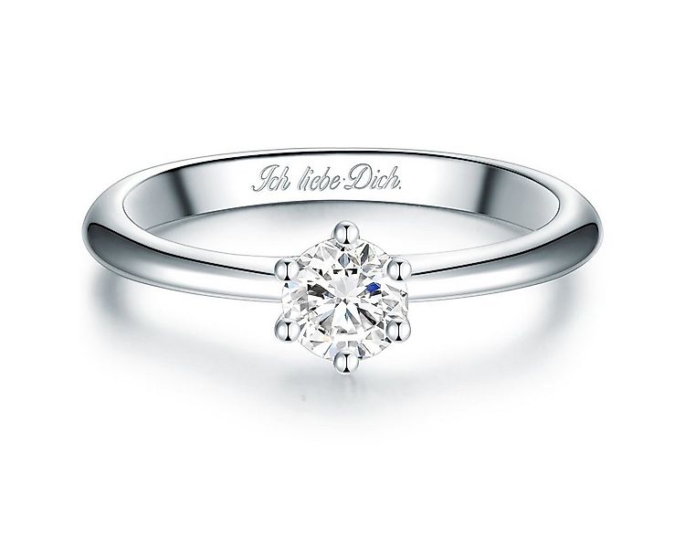 Trilani Silberring silber, mit Gravur "Ich Liebe Dich" günstig online kaufen