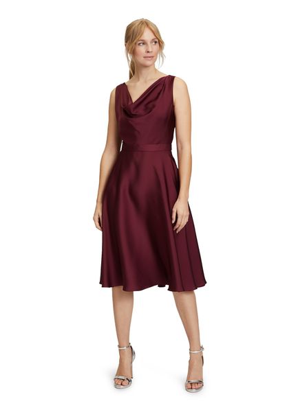 Vera Mont Cocktailkleid "Damen Cocktailkleid mit Wasserfallausschnitt" Naht günstig online kaufen