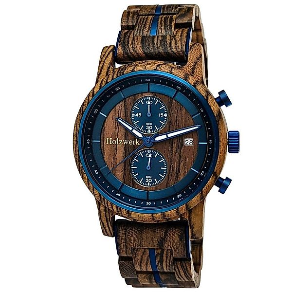 Holzwerk Chronograph Herren Holz Armband Uhr günstig online kaufen