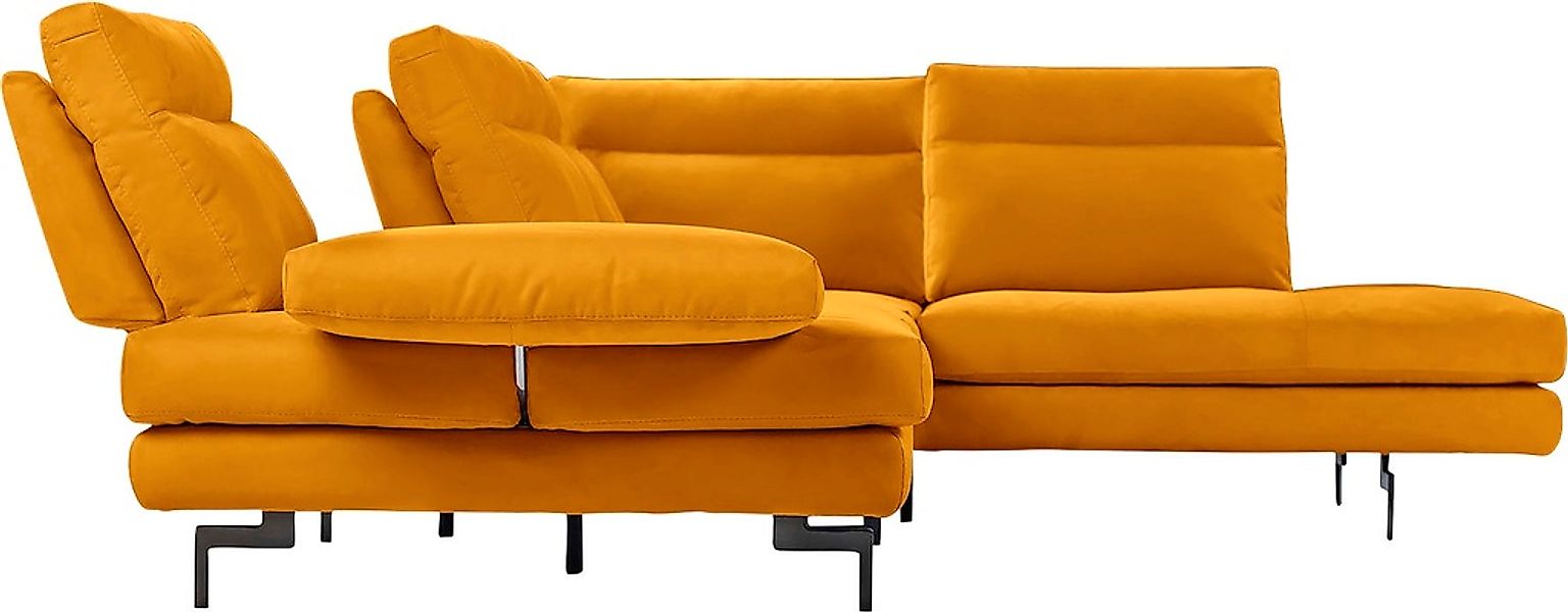 CALIA ITALIA Ecksofa »Toby Wing, L-Form, Designsofa mit sensationellem Sitz günstig online kaufen