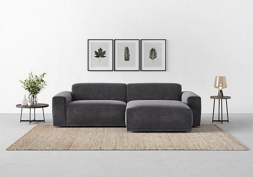 TRENDMANUFAKTUR Ecksofa "Braga, mit hochwertigem Kaltschaum, L-Form, in Cor günstig online kaufen