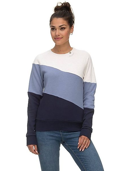 Ragwear Sweater JOHANKA BLOCK Crew Neck im Color-Blocking Design günstig online kaufen