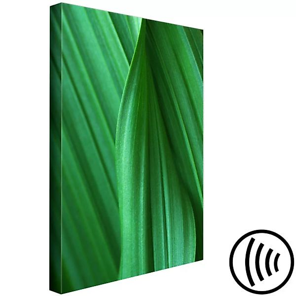 Leinwandbild Leaf Texture (1 Part) Vertical XXL günstig online kaufen
