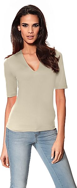 ASHLEY BROOKE by heine V-Shirt "V-Shirt" 1 Stk. günstig online kaufen