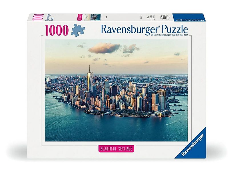 Ravensburger Puzzle Erwachsenenpuzzle 1000 Teile - New York, 1000 Puzzletei günstig online kaufen