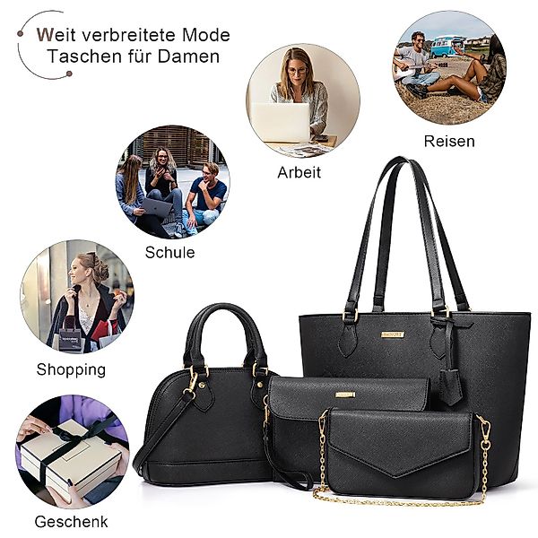 MODFU Henkeltasche Umhängetasche Handtasche Tragetasche Aktentasche günstig online kaufen