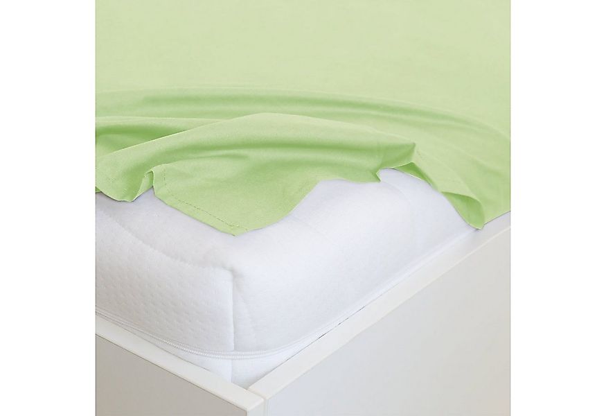 TRAUMSCHLAF Bettlaken Edel Linon, Renforce, Gummizug: ohne Spanngummi, (1 S günstig online kaufen