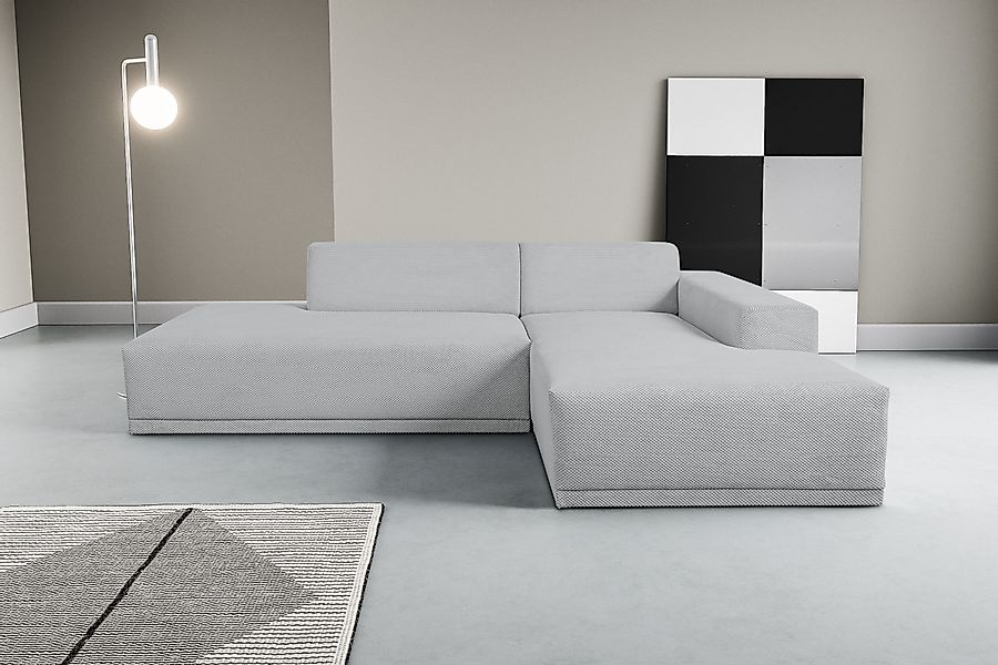 WERK2 Ecksofa »Apollo, hoher Sitzkomfort, aktuelles Design, Breite 264cm, L günstig online kaufen