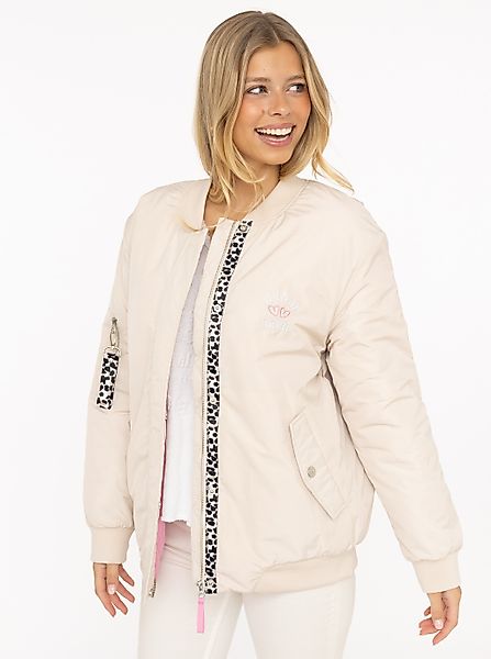 Zwillingsherz Bomberjacke ""Wild Heart"" 1 Stk. tlg. ohne Kapuze Stickerei, günstig online kaufen