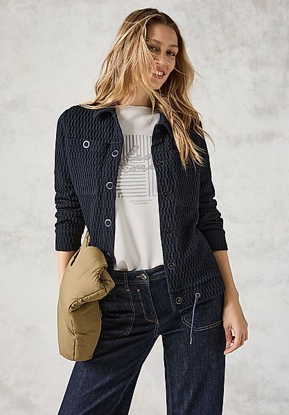 CECIL 3/4-Arm-Shirt mit grafischem Print und Ziernieten günstig online kaufen