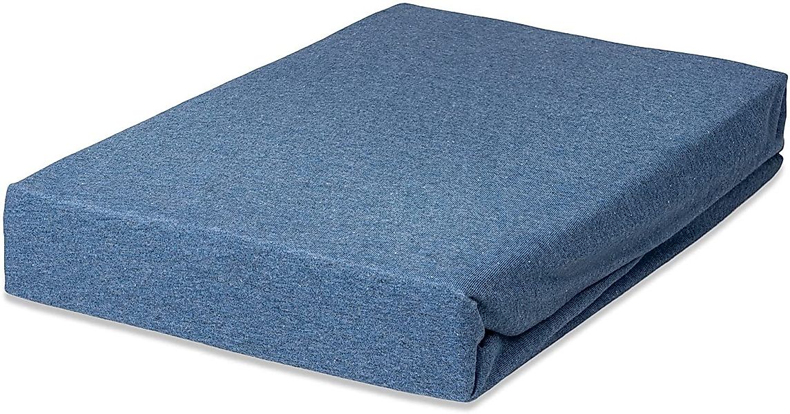 Hometex Premium Textiles Spannbettlaken Meliertes Spannbettlaken, günstig online kaufen