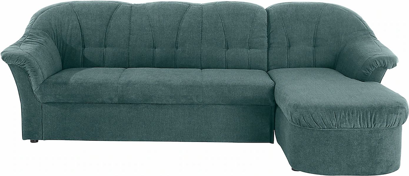 DOMO collection Ecksofa "Pegnitz, elegante Rückensteppung, komfortabel, Bre günstig online kaufen