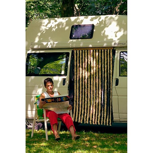 Türvorhang Flauschi Braun-Beige 60 cm x 180 cm günstig online kaufen