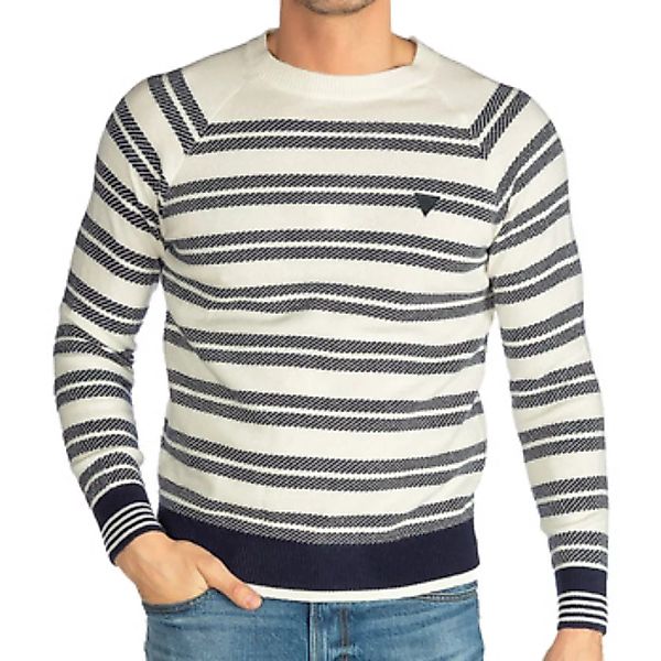 Guess  Sweatshirt Adam Raglan Ls Cn Striped Swtr günstig online kaufen