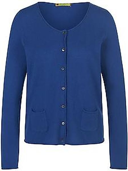 Cardigan aus 100 % Kaschmir include blau günstig online kaufen