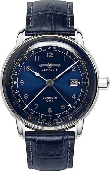 ZEPPELIN Quarzuhr Herrenuhr Automatik Dual Time mit Lederarmband - Zeppelin günstig online kaufen