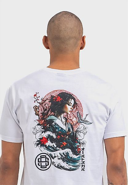 Oldskull T-Shirt Asian Blossom Queen Logo Graphic Traditionelles fernöstlic günstig online kaufen