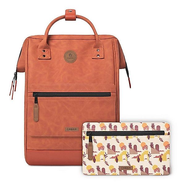 CABAIA Rucksack Vegan Nubuck Backpack (Set, 3-tlg) günstig online kaufen