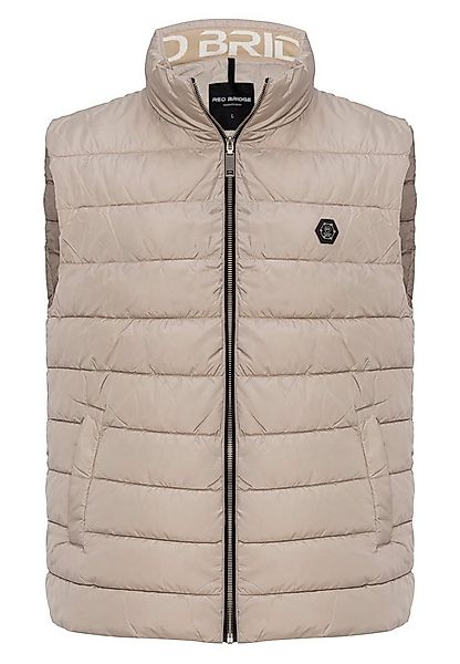 RedBridge Steppweste im Steppdesign mit wärmendem Innenfutter Markenschrift günstig online kaufen