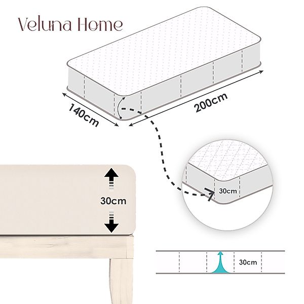 Veluna Home Spannbettlaken Premium Jersey Bettlaken, günstig online kaufen