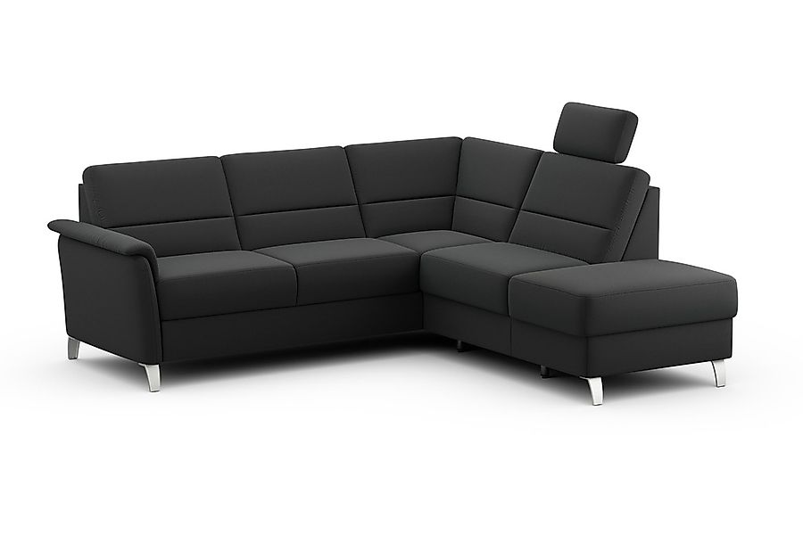 sit&more Ecksofa »Palmera L-Form«, Federkern, wahlweise mit Bettfunktion un günstig online kaufen