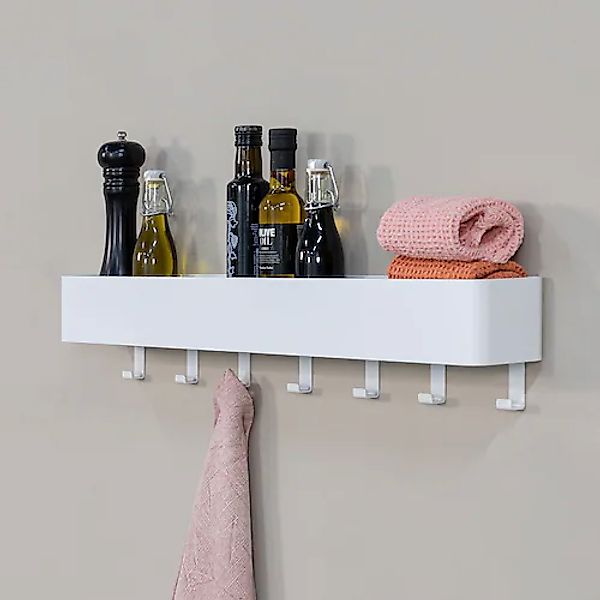 Spinder Design Garderobenhaken »Multi 7«, (1 St.), 2-in-1 Wandregal + Garde günstig online kaufen