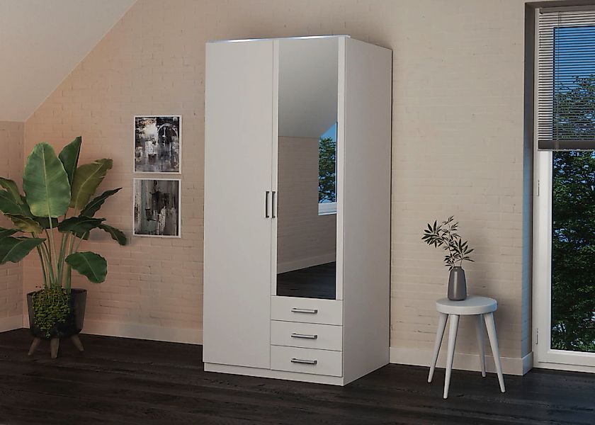 priess Kleiderschrank "Amsterdam", mit oder ohne LED-Beleuchtung günstig online kaufen