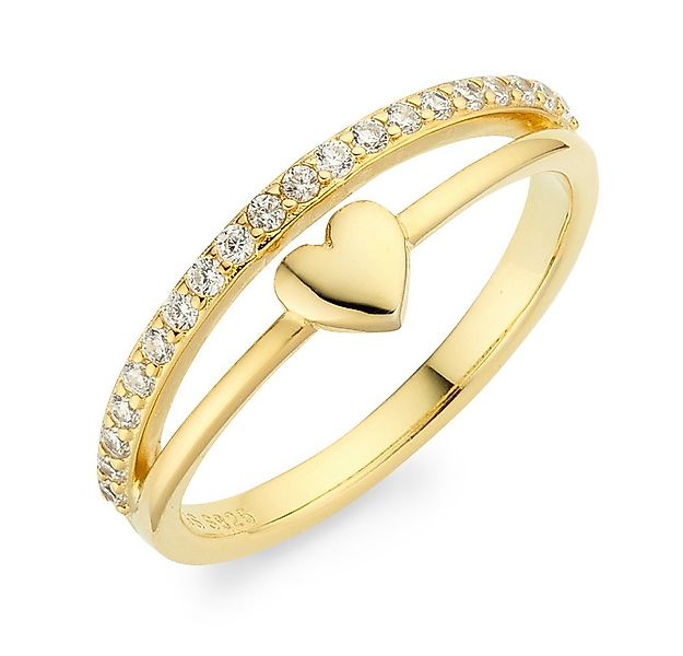 Aniston JEWELRY & WATCHES Fingerring Schmuck Geschenk Silbering mit Herzche günstig online kaufen