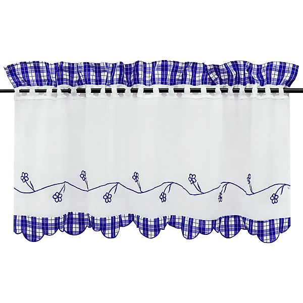 Joyswahl Scheibengardine (1 St), Stangendurchzug, halbtransparent, günstig online kaufen