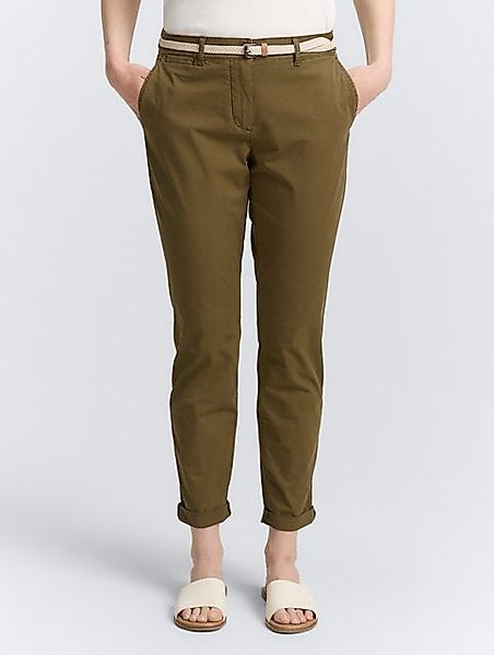 TOM TAILOR Stoffhose Slim Chino Hose mit Gürtel günstig online kaufen