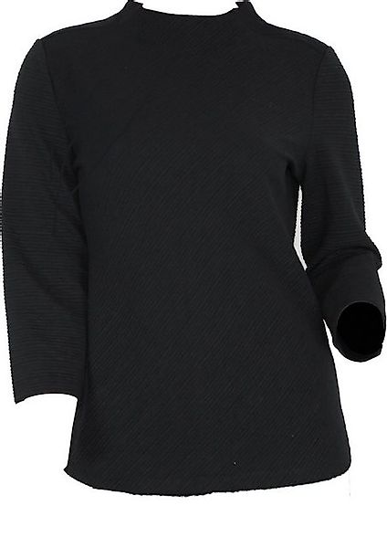 Iwie Rundhalsshirt Shirt T-Shirt Oberteil Bluse Tunika ¾ Arm strukturiertem günstig online kaufen