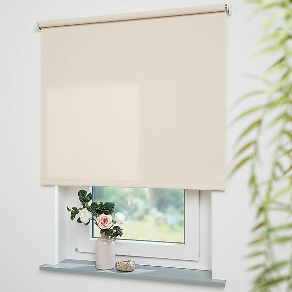 Liedeco Springrollo "Uni" Lichtschutz mit Bohren freihängend Rollowelle 36 günstig online kaufen