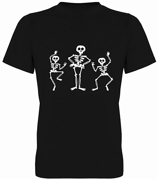 G-graphics T-Shirt Tanzende Skelette Herren T-Shirt, mit trendigem Frontpri günstig online kaufen