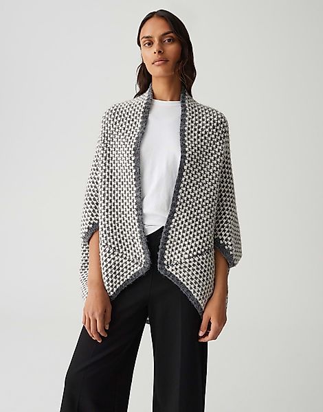 OPUS Cape AMARYLLIS mit zweifarbiger Waffelstruktur günstig online kaufen
