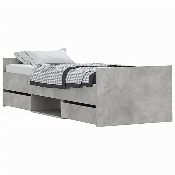 vidaXL Bett Bettgestell mit Kopf- und günstig online kaufen