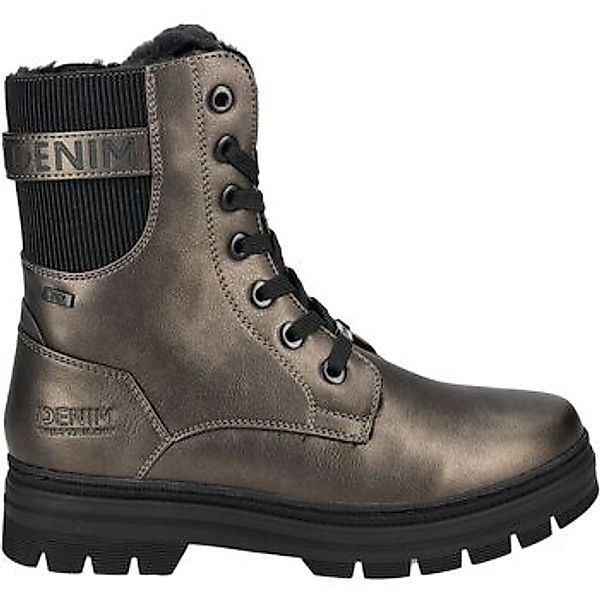 TOM TAILOR Stiefelette Lederimitat/Textil . Schnürstiefelette günstig online kaufen
