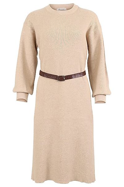 malito more than fashion Strickkleid Rippstrickkleid mit Gürtel 9810 midi K günstig online kaufen