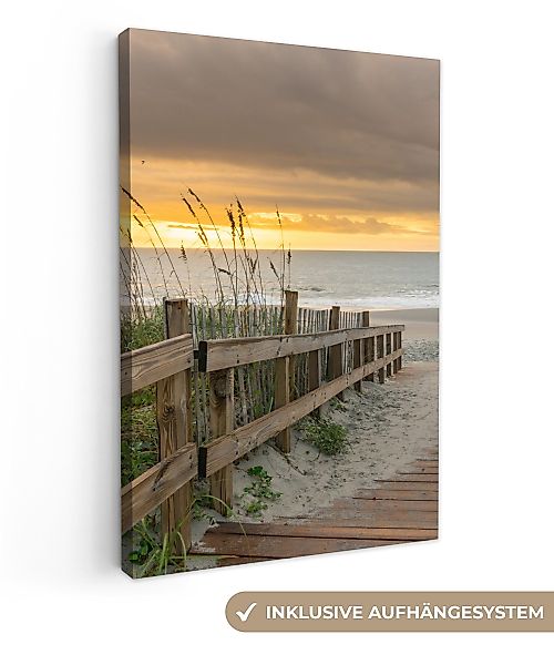 OneMillionCanvasses® Leinwandbild Strand - Meer - günstig online kaufen
