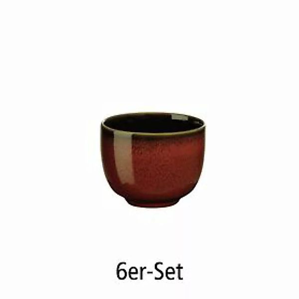 Teeschale 6er-Set rusty red günstig online kaufen