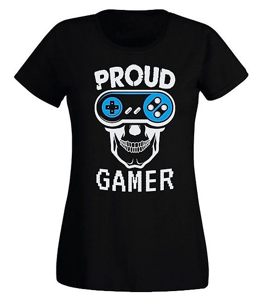 G-graphics T-Shirt Damen T-Shirt - Proud Gamer Slim-fit, mit trendigem Fron günstig online kaufen