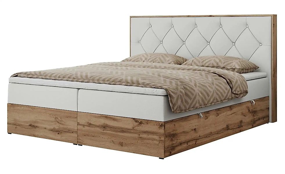 Boxbett mit Bettkasten Veneto ¦ weiß ¦ Maße (cm): B: 148 H: 115 Betten > Ko günstig online kaufen