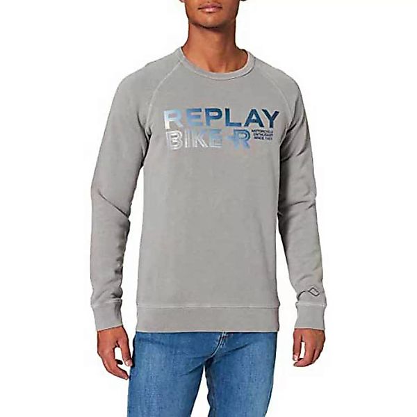 Replay M3521.000.22738d Sweatshirt 3XL Iron Grey günstig online kaufen