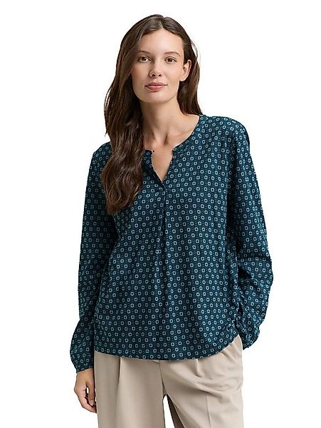 TOM TAILOR Langarmbluse mit grafischem Muster günstig online kaufen